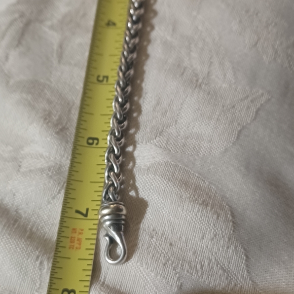 David Yurman Wheat Chain Bracelet, SS & 14k - Picture 11 of 11